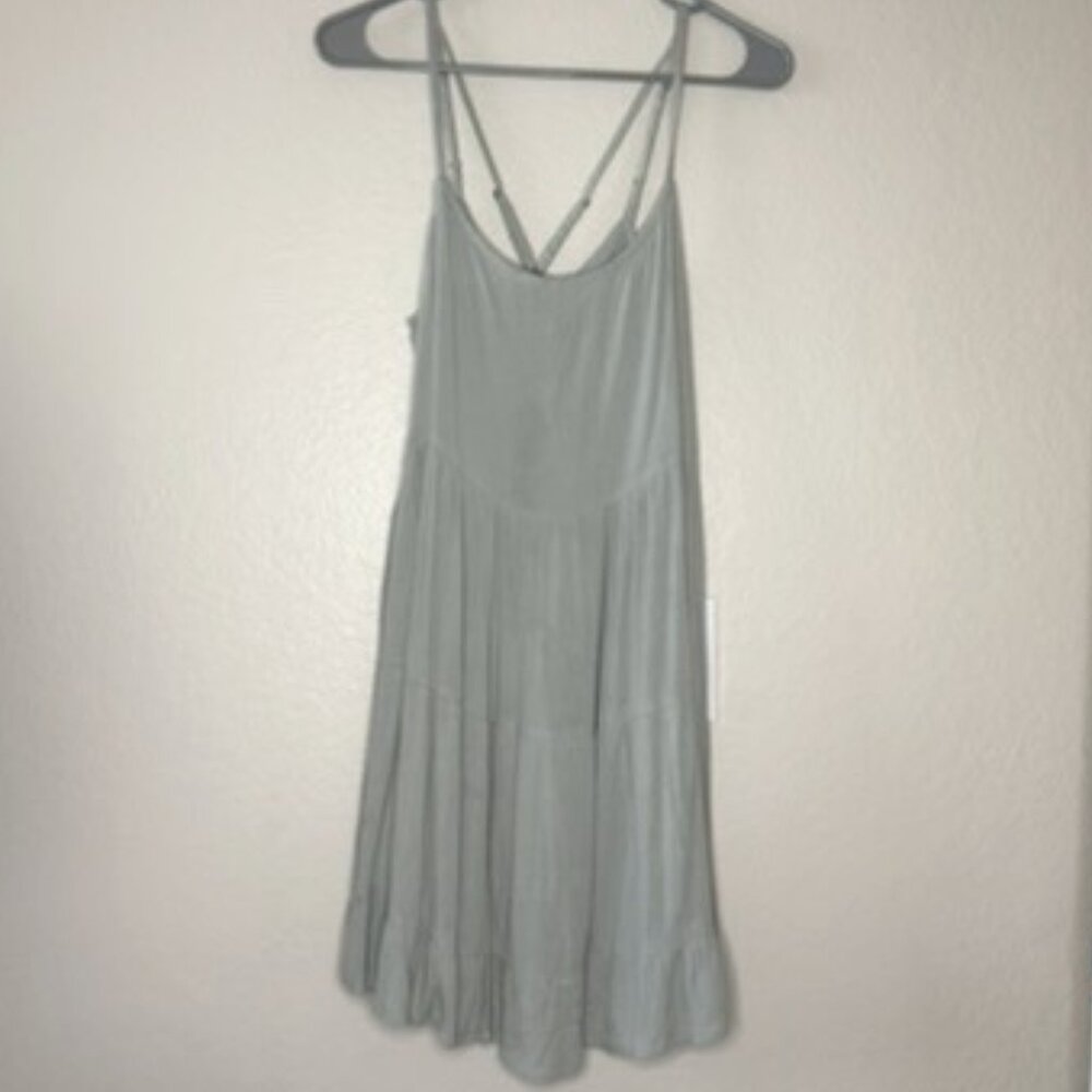 Kiwi & Punch Miami | Mint/Grey Mini Dress | Size Medium